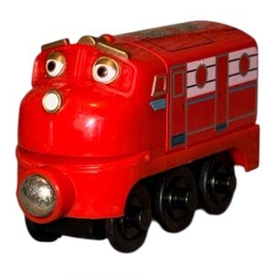 Wilson from Chuggington Tank Steam Engine Train Wooden Railway Red EUC